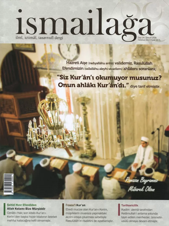 İsmailağa Dergisi - 14. Sayı Temmuz 2017